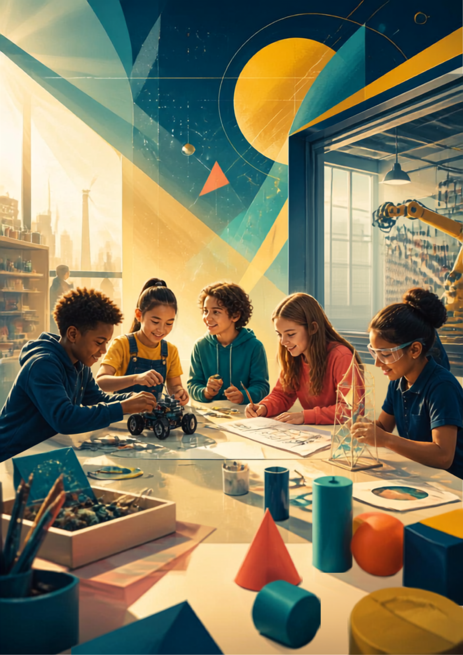 stem+arts leadership program poster